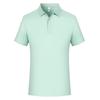 Camisa Polo de Nylon de Color Puro Sin Costuras Ropa de Trabajo Camiseta Logo Personalizado Empresa Grupal Cuello Solapa Manga Corta Ropa de Trabajo Hecho a Medida