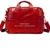 Bolso de Mano Transfronterizo Rpet de Cuero Genuino, Maletín de Negocios de Piel de Vaca Reciclada, Bolso para Computadora de Piel de Vaca, Fábrica Personalizada
