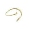 Pulseras de Moda de Nicho Transfronterizas para Mujer, Joyería de Aleación Personalizada Estilo Europeo y Americano, Pulseras de Moda en Forma de Espiral de Serpiente
