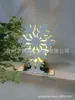 Plywood Navideño de Madera, Copo de Nieve, Árbol de Navidad, Iluminación LED, Adornos, Iluminación Creativa de Plywood Ensamblado