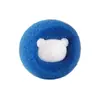 Pelota de Lavado Osito Anti-enredo Artefacto Quitamanchas Esponja para Lavadora Bola Limpiadora Quitapelusas Cuidado de Lavado de Ropa Quitapelos