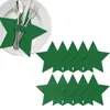 Conjunto de Louça para Árvore de Natal Enfeites de Natal Bolsa para Louça Atacado Transfronteiriço Novas Decorações de Louça de Feltro para o Natal