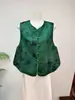 Novo Colete Jacquard Pequeno Estilo Nacional Chinês Outono 2026 Novo Gola Redonda Figura Petite Emagrecedor Manto Roupa Externa Colete