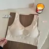Sutiã Esportivo Wrap com Bojo Fixo Tamanho Grande, Costas Bonitas, para Mulheres Gordas, mm, Estilo Colete, Sutiã de Uma Copa, Lingerie para Mulheres