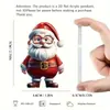 Nuevo Colgante Acrílico Plano de Personaje Lindo de Navidad 2025 Decoración para Fiesta Navideña Árbol de Navidad