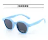 Novos Óculos de Sol Polarizados de Silicone com Desenho para Crianças, Lindo Armação Quadrada de Desenho para Bebês Meninos e Meninas, Óculos de Sol para Fotos
