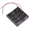 No.5, No.5, Caja de Baterías con Cable y Tapa Interruptor Portapilas No.7, No.7, Sección 1, Sección 2, Sección 3, Sección 4 Caja de Almacenamiento de Baterías