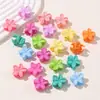 Pinza para el pelo de flor de huevo pequeña transfronteriza 2.5 cm pinza dulce para flequillo pasador de pelo esmerilado macaron pinza de tiburón