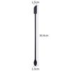 Espátula de silicona de doble cabeza mini con cuchara, espátula de doble cabeza puntiaguda, herramienta para hornear mermelada de pan, cuchara raspadora de pared interior de botella cosmética