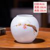 Jarrón de cerámica Jingdezhen, adorno para sala de estar, arreglo floral, maceta de alto nivel, maceta grande de cerámica retro, decorativa, estilo chino