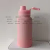 Taza Termo de Acero Inoxidable 304 con Agarre de Tres Dedos para Hervidor Aislado, Taza Termo DIY de Doble Capa al Vacío, Botella de Agua con Asa para Coche, Gran Capacidad