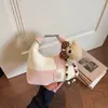 Bolso de Mano con Conchas de Estilo Coreano de Moda Transfronterizo para Mujer, Nuevo Modelo Verano 2026, Bolso de Hombro Color-Blocking, Bolso Cruzado para Viajes