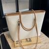 Moda Verano 2026 Bolso Tote Elegante Gran Capacidad Patrón Granulado Bolso para Viajar Bolso de Hombro Simple de Lujo Ligero para Mujeres
