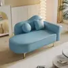 Mejora de apartamento pequeño: sofá otomana de almacenamiento, sillón reclinable estilo europeo, área de espera de tienda de ropa, sofá reposapiés moderno