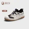 Zapatos Gongyang Auténticos para Mujer, Tenis de Malla Transpirable, Zapatos Planos Casuales Ligeros y Cómodos, Zapatos para Correr Huecos de Color Arena