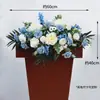 Flor de Podium Mesa de Flores Letrero de Flores Mesa de Firma Decoración Flor de Mesa Flor Artificial Hotel Banquete Podium Arte Floral Metabo