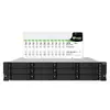 Weitong TS-1232PXU-RP CPU quad-core 4G rack de dupla fonte de alimentação rede de array de discos NAS de 12 discos