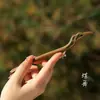 Envío Gratis en un Pasador de Madera de Sándalo Verde Natural, Pasador de Madera Pulido a Mano, Nuevo Pasador de Estilo Chino con un Toque de Lujo