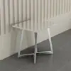 Mesa de jantar de aço inoxidável, balcão de lanches, cafeteria, loja de milk tea, conjunto de mesa e cadeira para restaurante fast-food, mesa de aço inoxidável para restaurante, mesa de jantar comercial
