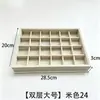 Bandeja de Almacenamiento para Joyería de Terciopelo en Stock, Joyero, Bandeja de Exhibición para Joyería, Caja de Almacenamiento de Escritorio Tipo Cajón, Estilo Minimalista Ins