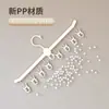Tendedero para calcetines, Buen colgador para ropa de bebé, Colgador de múltiples pinzas para ropa interior infantil, Multifuncional para el hogar del bebé