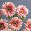 Flores Artificiales, Girasoles, Flores Gerberas, Decoración del Hogar, Flores Falsas, Exhibición en Salón Budista, Estilismo de Paisaje de Jardinería, Arreglo Floral