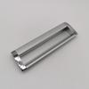Manija económica de aluminio espacial de 128 mm, manija oculta empotrada para puerta de gabinete, manija de aleación de aluminio para puerta corredera de cajón