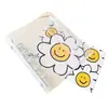 A7 Duplo Botão Transparente PVC Capa Macia Clipe Colorido Caderno de Folhas Soltas Guka Caderno Álbum de Fotos Polaroid Livro de Armazenamento de Adesivos