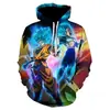 Productos Transfronterizos Serie Qlzwk Sudadera con Capucha Deportiva Impresión Digital 3D Periféricos de Anime Cosplay