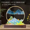 Mil Milhas de Rios e Montanhas Lâmpada de Pintura em Areia Ornamento para Sala de Estar Mesa de Trabalho Atmosfera Doméstica Presente de Aniversário de Namorada Festival do Meio Outono
