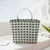 Canasta de Regalo Bolso de Mano Bolso de Playa Bolso Tejido Bolso de Mano Bolso Tote para Mujer Cesta de Verduras Cesta Pequeña para DIY Al Por Mayor