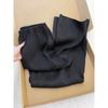 ¡Altamente Recomendado! Elegantes Pantalones Frescos de Seda de Amoníaco Cobre Negro para Mujer, Pantalones Versátiles de Pierna Ancha con Caída para Verano 2025