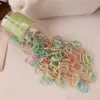 Bandas Elásticas Amigables con el Cabello de Bebé, Alta Elasticidad y Resistentes Gomas para el Cabello, Gomas Desechables para el Cabello de Niños, Accesorios para el Cabello Dopamina