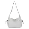 Bolsa Transversal Feminina de Nylon Nova para Primavera Transfronteiriça Bolsa de Ombro de Grande Capacidade para o Trabalho Bolsa Escolar Literária para Estudante Bolsa de Viagem