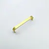 Manija Pequeña Simple Moderna de Aleación de Aluminio Hueca para Gabinete Cajón Puerta de Gabinete Manija Barata Herrajes Estándar de Ingeniería