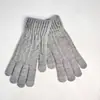 Luvas quentes masculinas para o inverno com tela sensível ao toque, forradas com lã, espessadas, antiderrapantes, para dirigir, à prova de frio, de lã, de malha, para homens
