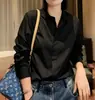 Elegante blusa de cuello cuadrado para mujer, nueva colección otoño 2026, manga larga, corte holgado, adecuada para el trabajo, top estiloso