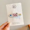 Pinzas para el Cabello Bordadas con Flores para Niñas Nuevas de Alta Gama Pinzas BB para Flequillo Lateral para Niñas y Bebés Lindos Accesorios para el Cabello