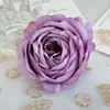 Flores Artificiais Peônia Rosa com Borda Enrolada Cabeças de Flor Decoração de Casamento Cenário para Fotografia Acessórios para Caixas de Presente Cabeças de Flores Artificiais