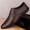 2020 Verano Nuevos Zapatos Casuales de Negocios para Hombre Zapatos de Vestir para Boda Coreanos Transpirables con Cordones Zapatos Casuales para Hombre