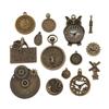 Kit de Materiales de Engranajes Steampunk DIY Accesorios de Aleación para Robots Hechos a Mano Joyería Vintage