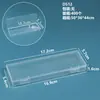 Caixa de Embalagem de Plástico Transparente Caixa de Exibição de Amostra de Ferramentas de Hardware Caixa de Embalagem de Peças Organizador de Acessórios Caixa de Armazenamento de Cartões