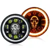 Recomendar 5.75 pulgadas Wrangler LED calavera vehículo todoterreno Ojo de ángel faro motocicleta coche modificado luz