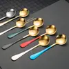 Colher de Aço Inoxidável Colher de Celebridade da Internet Doméstica Colher para Crianças Colher para Comer Colher Fofa Colher para Crianças Colher de Sobremesa