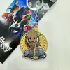 Llavero Giratorio de Merchandising de Película de Héroes Llavero Metálico de Dibujos Animados para Coche Colgante Accesorio para Bolso