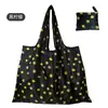 Nueva Bolsa de Compras Plegable de Gran Capacidad en Stock, Bolsa Plegable de Tela Oxford Ecológica Estampada, Bolsa Portátil para Comestibles para Supermercado