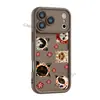 Pañuelo retro de gran venta transfronterizo con diseño de gato floral pequeño, cobertura total, funda de teléfono resistente a caídas para iPhone 17, 18 Pro, funda suave de silicona