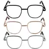 Gafas de Sol para Mascotas Oso de Peluche Personalidad Divertida Gafas Modernas Accesorios Cuadradas Grandes 8.5cm Gafas de Sol Metálicas para Mascotas