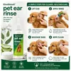 Solución Limpiadora de Oídos para Mascotas KineShineX, Lavado de Oídos Suave para Perros, Elimina la Cera y los Malos Olores, Protector del Canal Auditivo
