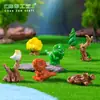 Transfronteiriço Novo Produto Micro-Paisagem Criativa Realista Dinossauro Tronco de Árvore Jardinagem Paisagismo DIY Acessórios Decorativos Mini Pequenos Enfeites